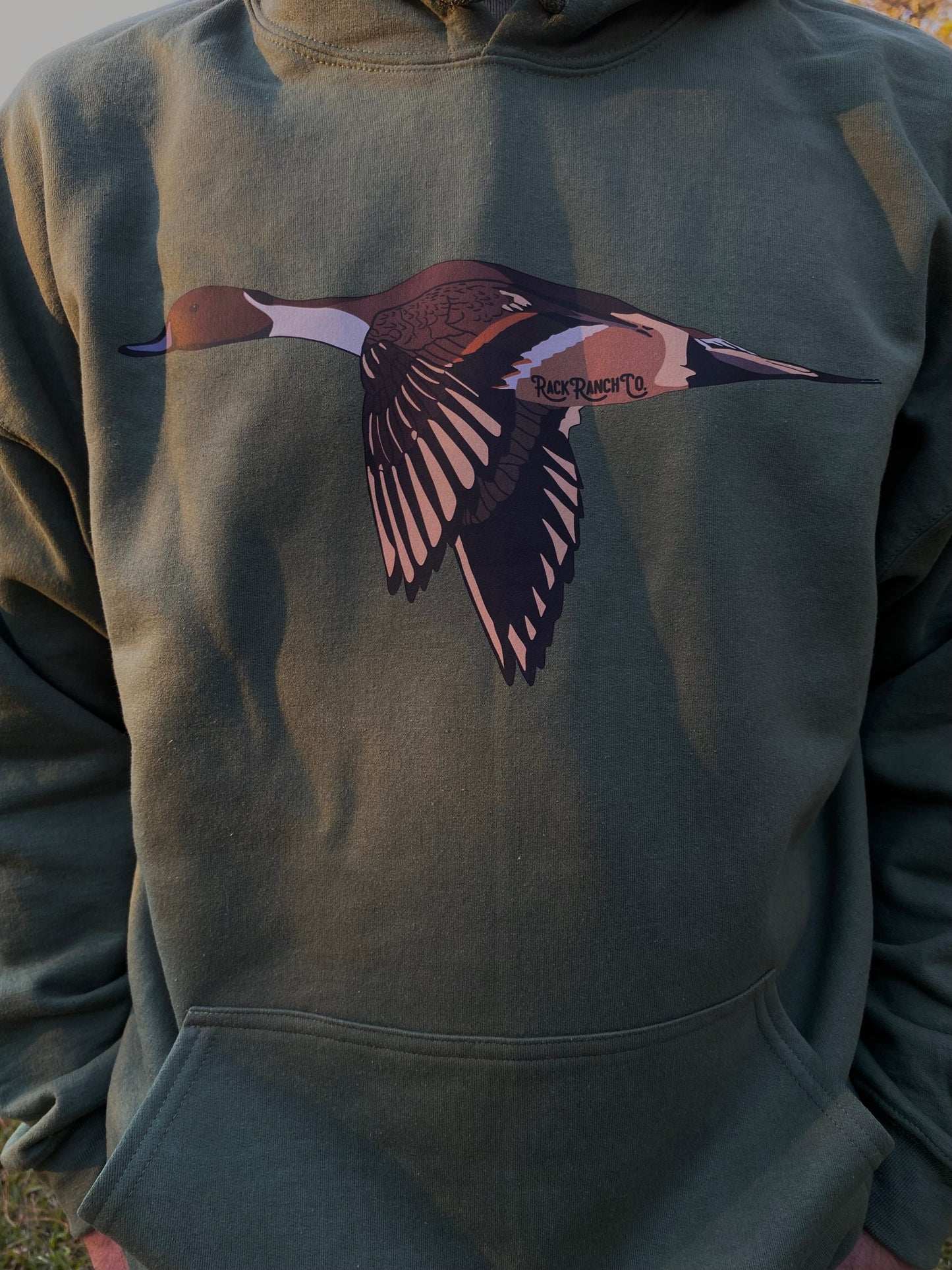 Pintail Military Green Hoodie