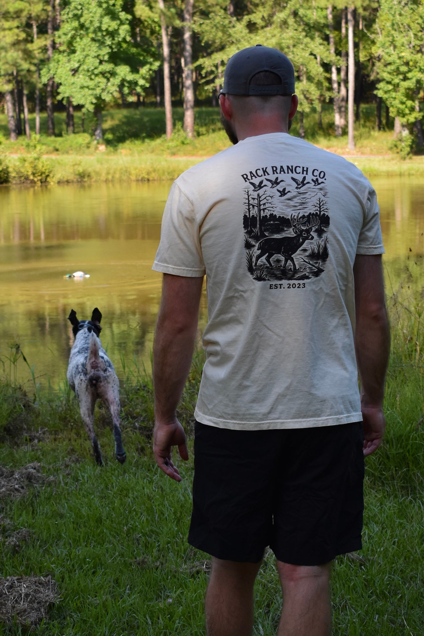 Ivory Comfort Colors Swamp Buck T-Shirt
