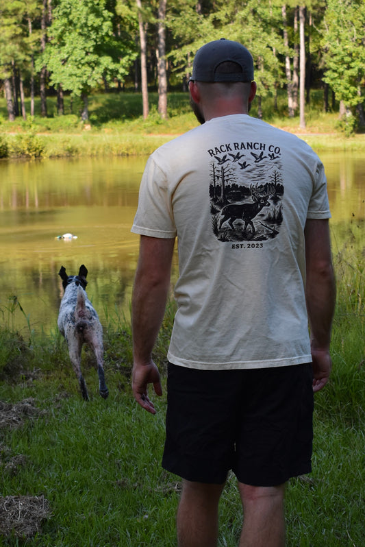Ivory Comfort Colors Swamp Buck T-Shirt