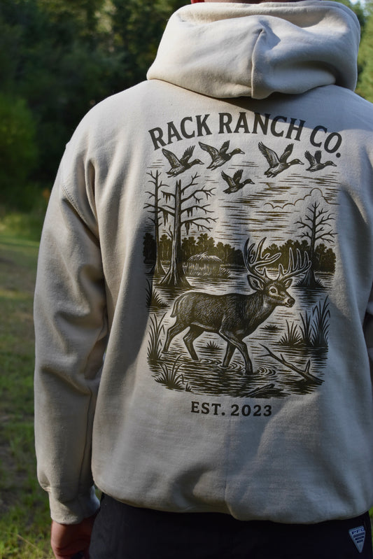 Sand colored Swamp Buck Hoodie