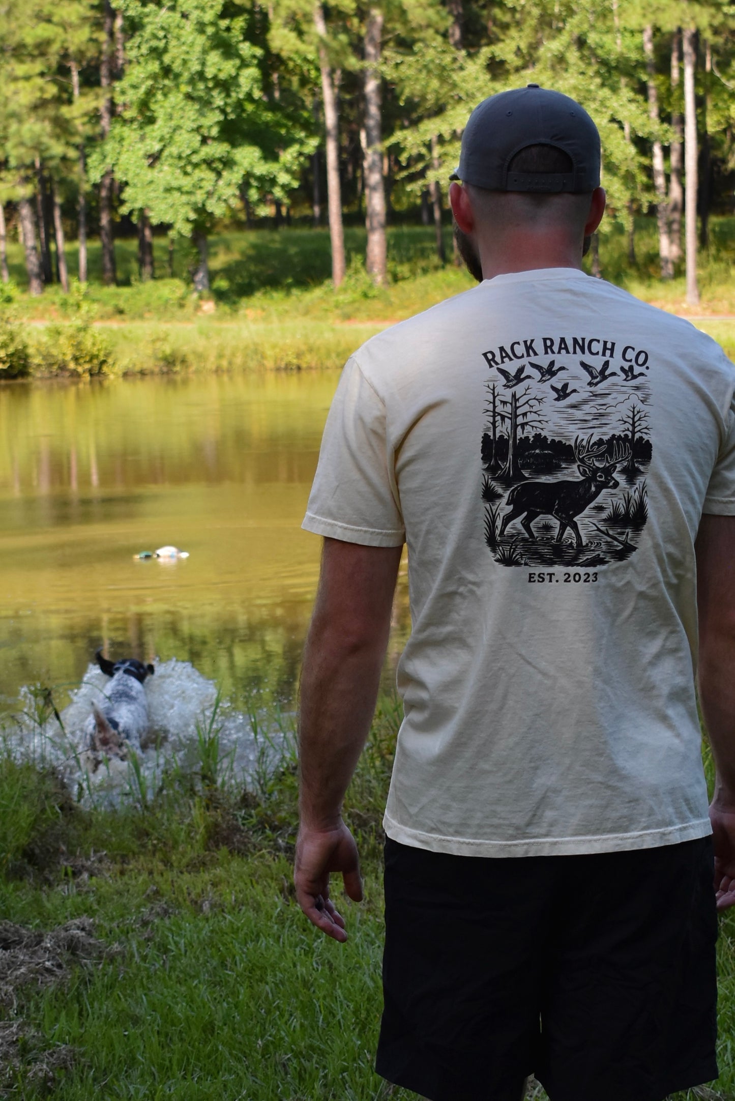 Ivory Comfort Colors Swamp Buck T-Shirt